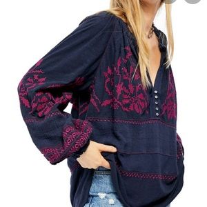 Free people persuasion boho top Small